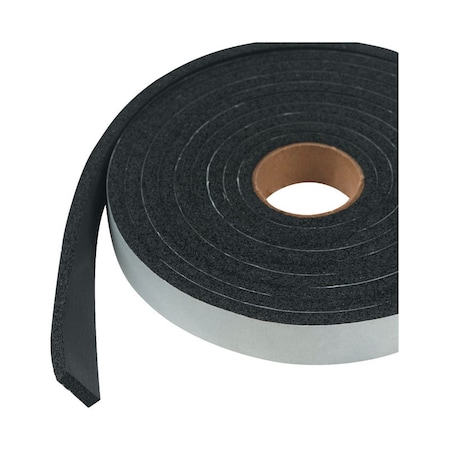 M-D Building Products M-D Building Products Black Sponge Rubber Weather Stripping Tape For Doors and Windows 120 in. L X 0 06593
